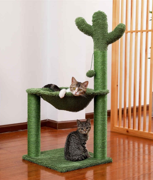 Cactus Cat Tree with Hammock