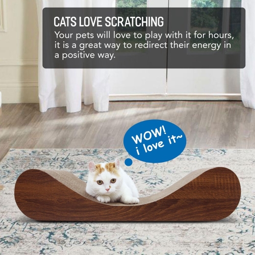 Best Wood Cat Scratcher Cardboard Lounge Bed