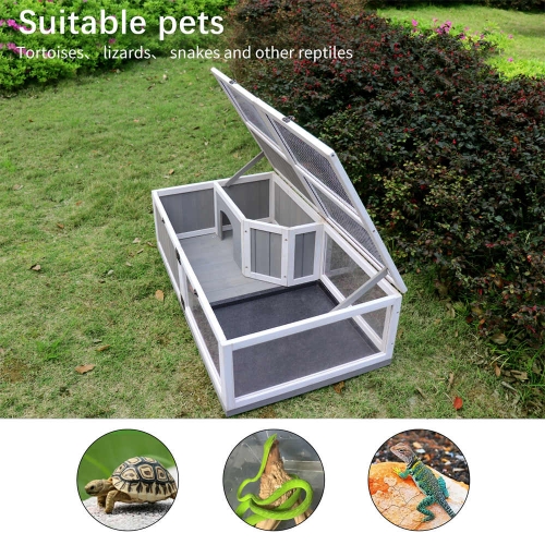 Outdoor Wooden Reptile Cage