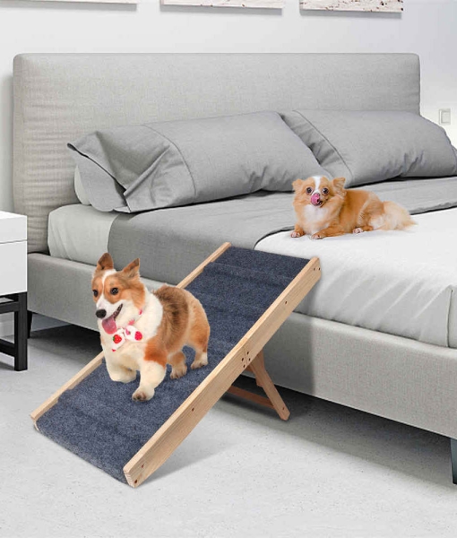 Portable Folding Wood  Dog & Cat Ramp