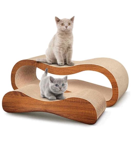 Best2 in 1 Cat Scratcher Cardboard Lounge Bed