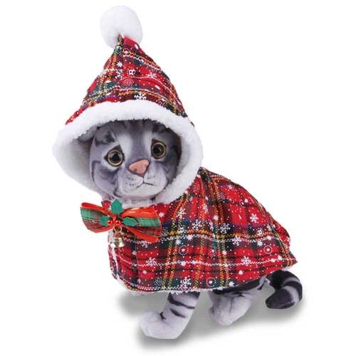 Pet Christmas Cloak with Bow Tie