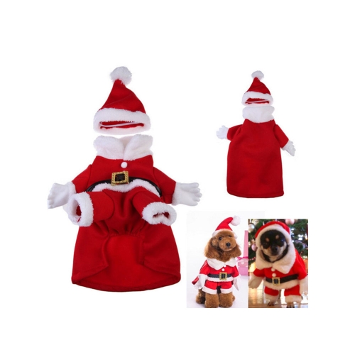 Pet Clothing Puppy Christmas Clothes Santa Claus Clothing for Party