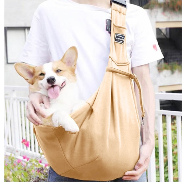 Hands-free Adjustable and Organisable for a Breathable Cat and Dog Cross-body Bag