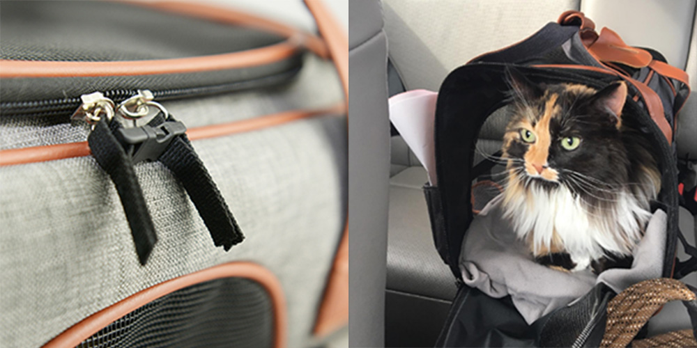 Breathable Soft Edge Pet Travel Bag Airline Approved for Dog and Cat