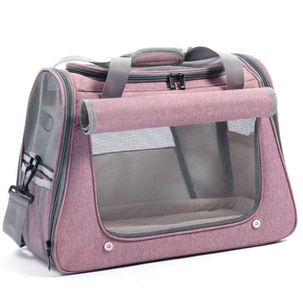 Breathable Mesh Dog Car Carrier Soft Sided Foldable Cat Carrier